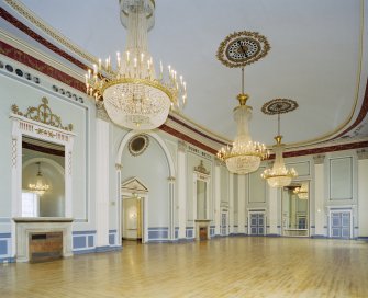 Interior, 1st floor, assembly room, view from NE