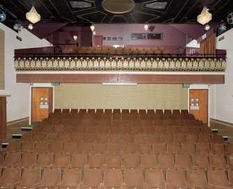 Interior. Auditorium, view from stage to west