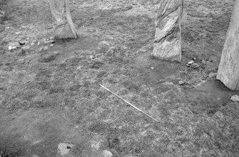 View of excavation at Callanish.