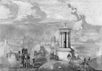 Fantasy with Dugald Stewart Monument