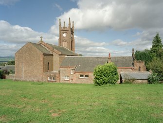 View of church and church house from SW.