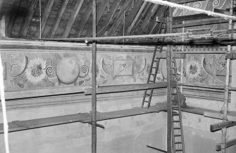 Stirling Castle, chapel royal, interior
Detail of paintwork during restoration
