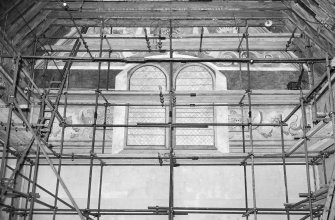 Stirling Castle, chapel royal, interior
View of East end during restoration