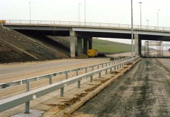 M8, Monklands Motorway
Frame 24A: Panoramic view, looking E, of Easterhouse Road motorway bridge.