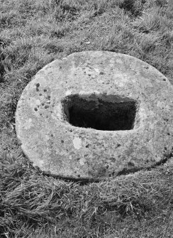 St Blane's Church, socket stone (no.13).