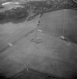 Oblique aerial photograph taken from the east.