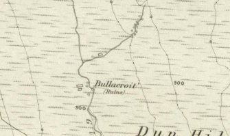 Extract from 1st edition map 1869.