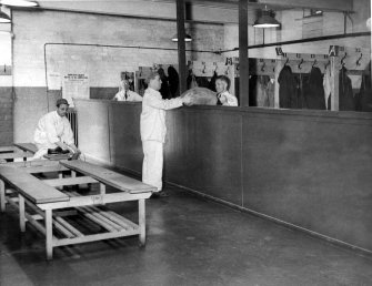 Interior workers changing room