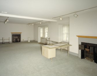 Interior. Second floor view of long room