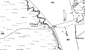 Extract from OS 25-inch map of 1869.