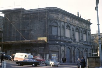 View from E of Broughton Street,Theatre Royal and the NE end of Little King Street immediately prior to demolition.
