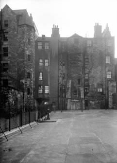 View of Campbell's Close from North East (North West corner of playground)