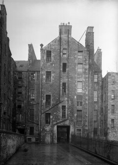 View of rear of Chessel's Court, 236-244 Canongate
