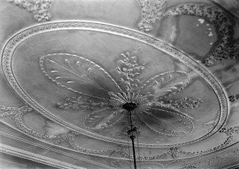 Interior. 
View of decorated ceiling.