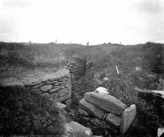 Passage prior to excavation.