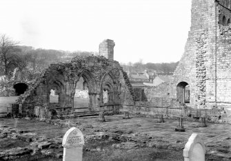 View of chapter house from SE.