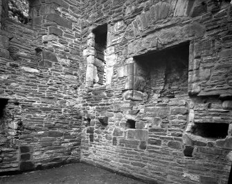 Interior.
View of fireplace.