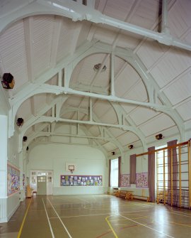 Interior. 
View of assembly hall from W.