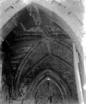 Interior.
View of vaulting in porch.