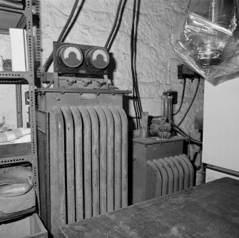 Interior. Lower ground floor. Workshop. Detail of DC rectifiers