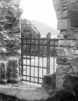 Mull, Inchkenneth Chapel.
View of doorway in North wall.