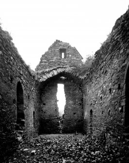 Interior.
View of nave and gable wall.