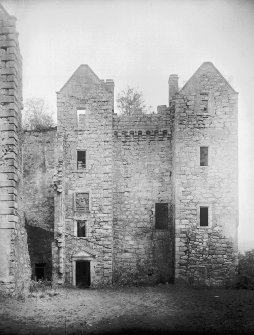 Dalquharran Castle. View of North facade.