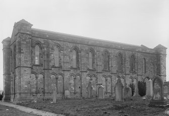 Coldingham Church, view from north.