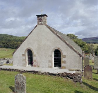 View of west gable from west