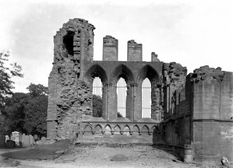 Historic photographic interior view from W.