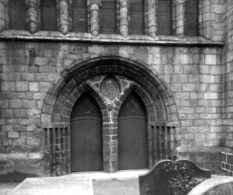 Aberdeen, Chanonry, St Machar's Cathedral.
General view of West doorway.