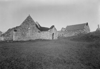 Oronsay Priory.
General view from East.