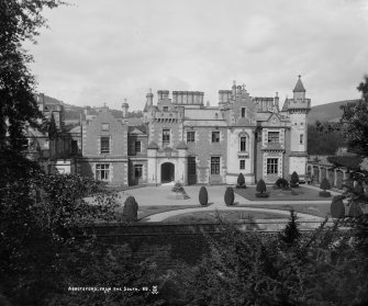 Abbotsford House. General view from South