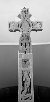 S face of Ruthwell cross, detail of upper half.