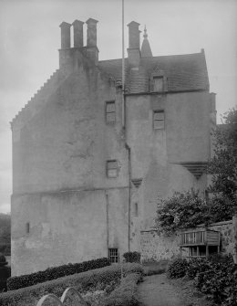 Drumminor Castle. View from NE showing older part.