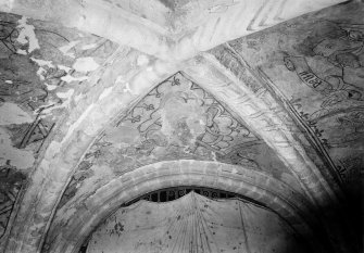 Detail of apostle from the North aisle ceiling