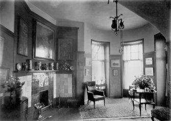 Photographic view of unidentified room.