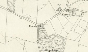 Extract from the OS 6-inch map.