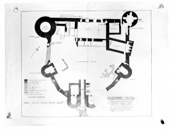 Photographic copy of drawing showing plan.