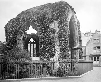 View of exterior of Blackfriars Chapel from West.