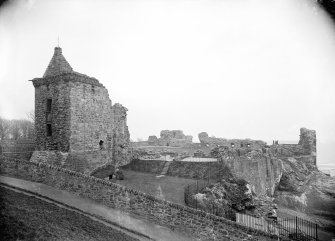 View from East of St Andrews Castle.