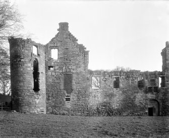 Historic photographic view of tower from SW.