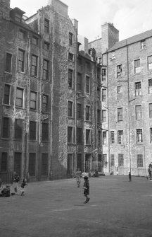 View of James Court elevation, Edinburgh in 1953.