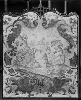 Detail of firescreen, possibly from Duchess of Hamilton's drawing room.