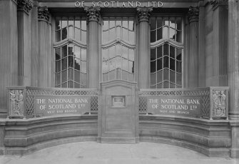 National Bank of Scotland, detail of exterior.