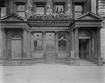 National Bank of Scotland, detail of exterior.