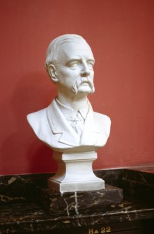 View of plaster bust of Sir John Batty Tuke, in the Hall.