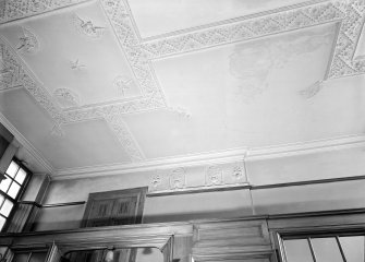 Interior.
Detail of stucco ceiling.