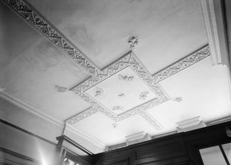 Interior.
Detail of stucco ceiling.