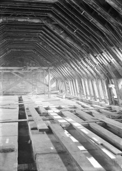 Interior.
View of rafters.
